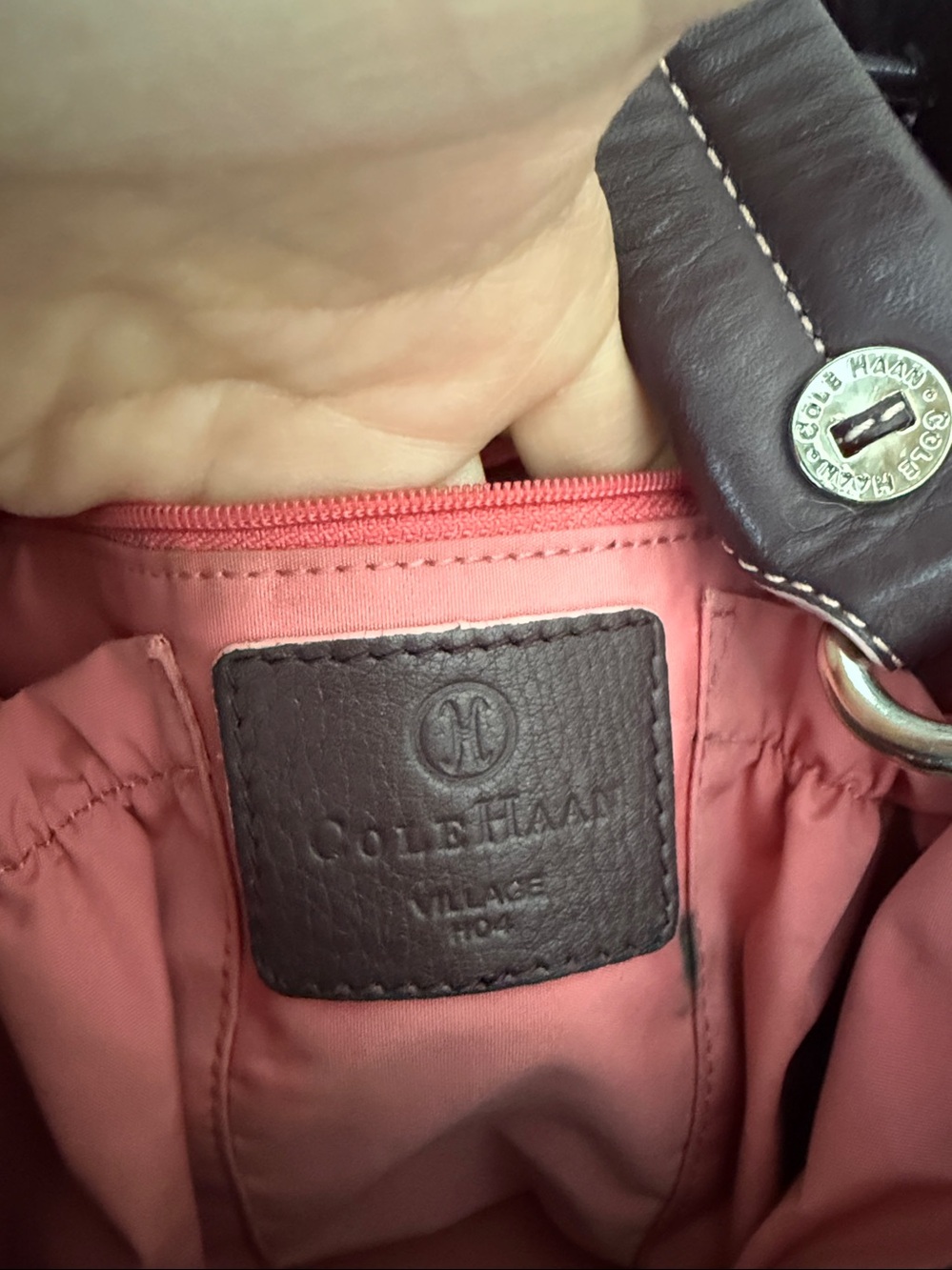 Cole Haan Leather bucket bag - Picture 9 of 9